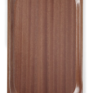 Plateau Acajou Rectangulair 33x43 cm Woodform antidérapant