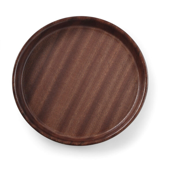 Plateau woodform rond 420x30 mm acajou antidérapant – Image 3