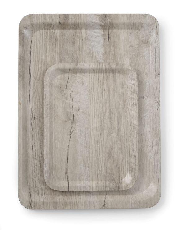 Plateau de service chêne 240x350 mm melamine – Image 4