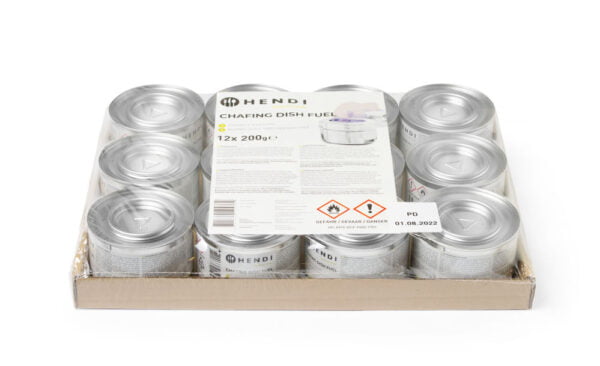 Pâte combustible - boîte 200 g éthanol Hendi – Image 3