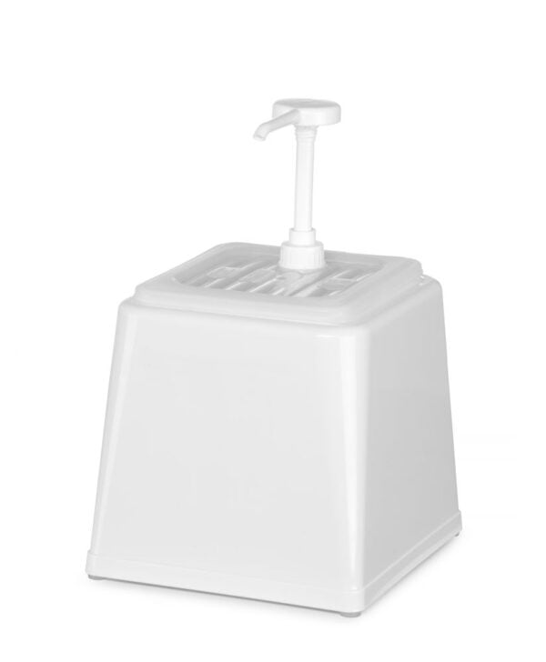 Distributeur de sauces rouge 2,5 l GN 1/6 200 mm – Image 4