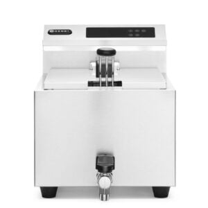 Friteuse Mastercook numérique avec robinet de vidange - 8 L