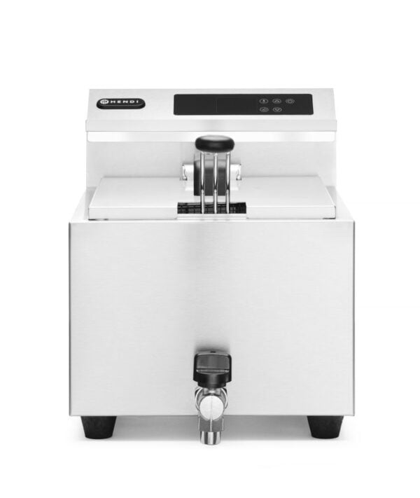 Friteuse Mastercook numérique avec robinet de vidange - 8 L