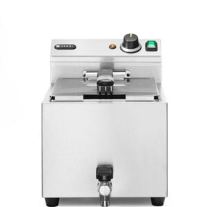 Friteuse avec robinet 10 l 400V 6600W