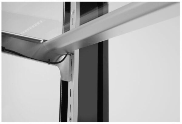 Vitrine réfrigérée - 610L avec 2 étagères – Image 5