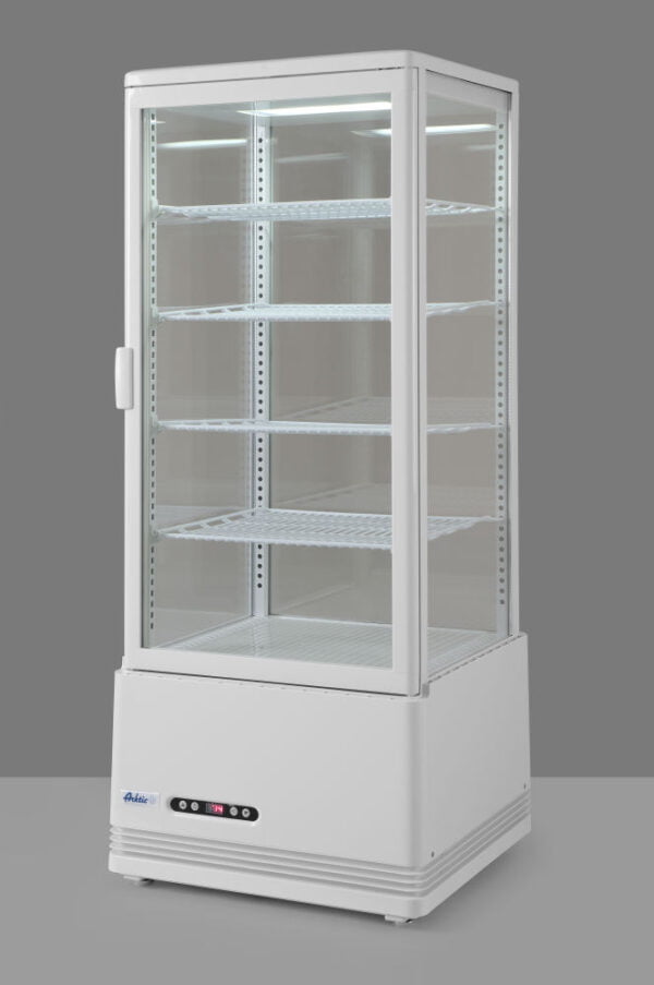 Vitrine de table blanc 98 l anti-buée hauteur 1116 mm – Image 5
