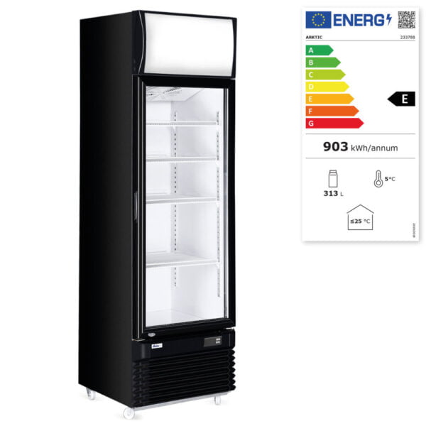 Armoire réfrigérée porte vitré 313 l 230V 300W – Image 2