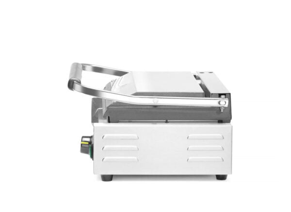 Grill de contact Panini seul dessus rainurés, dessous lisse – Image 5