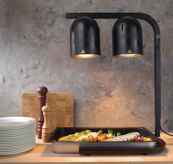 Portique chauffe-plat infrarouge noir Al 230V 500W – Image 5