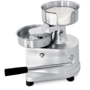 Presse à hamburgers inox/alu 330x250x300 mm