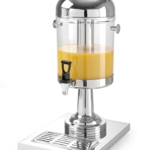 Fontaine de jus de fruit 8 l PC inox