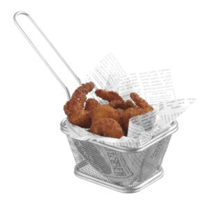 Panier à friture empilables inox 130x110x80 mm