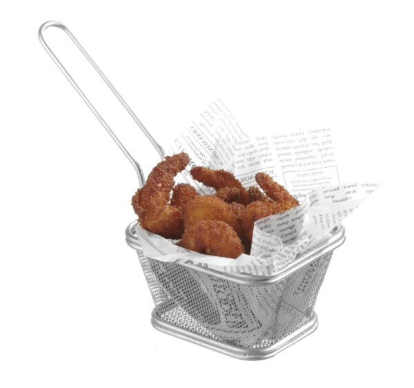 Panier à friture empilables inox 130x110x80 mm