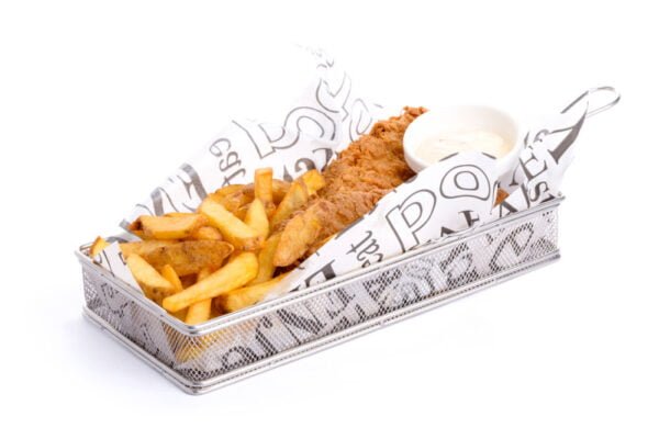 Paniers à frites mini 100x80x75 mm inox – Image 5