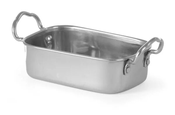 Plat snack inox 185x95x45 mm