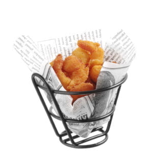 Panier à frites noir Ø115x(H)100 mm