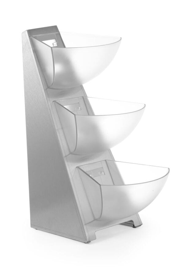 Etagère multifonction inox avec 3 SAN bassins 1 l