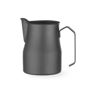 Pot à lait avec bec verseur en forme V noir mat 700 ml