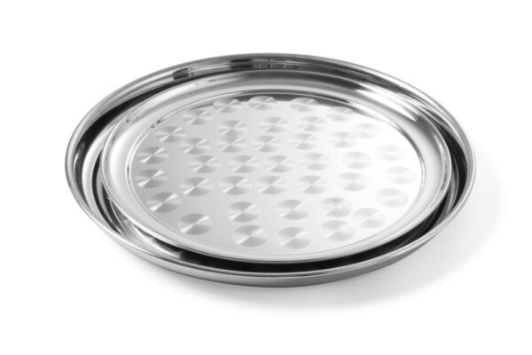 Plateau de service 400 mm inox brossé