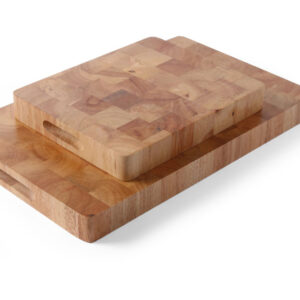 Planche à découper GN 1/1 45 mm bois de Hévéa