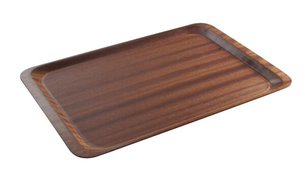 Plateau Acajou Rectangulair 33x43 cm Woodform antidérapant – Image 4