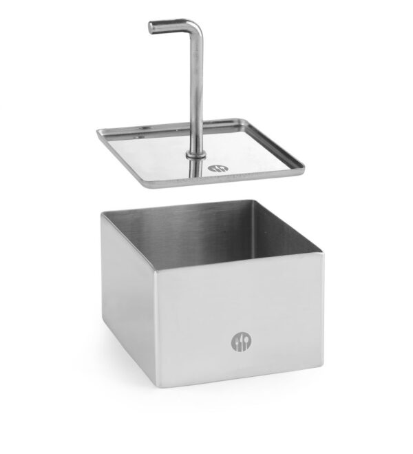 Poussoir inox carré 80 mm – Image 5