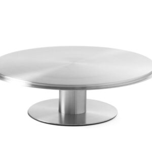Plat à tarte tournant inox 300x90 mm