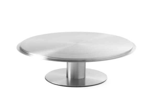 Plat à tarte tournant inox 300x90 mm