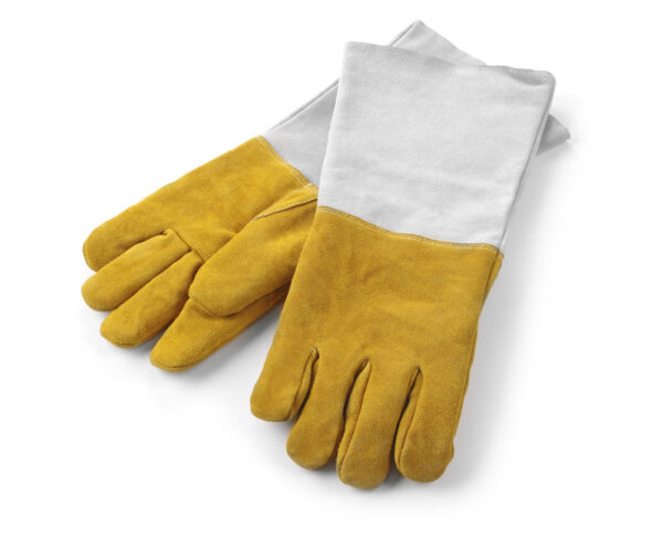 Moufles anti-chaleur cuir 460 mm
