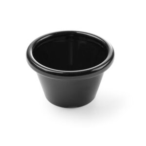 Ramequin noir 45 ml 60x60x35 mm PE