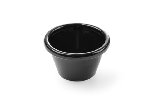 Ramequin noir 45 ml 60x60x35 mm PE