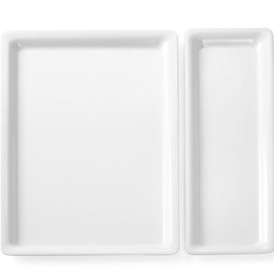 Plateau gastronorm 1/4 20 mm bord fin mélamine