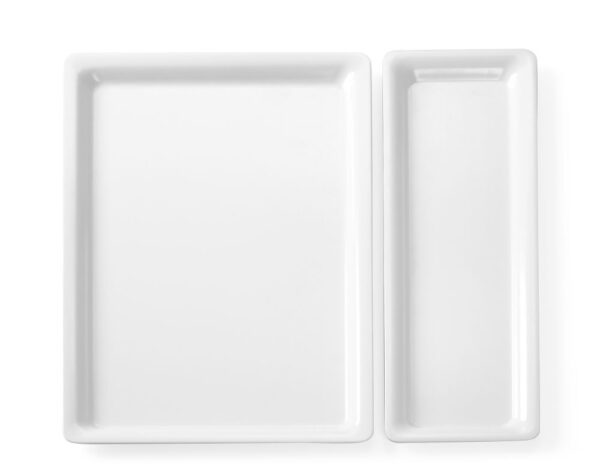 Plateau gastronorm 1/4 20 mm bord fin mélamine