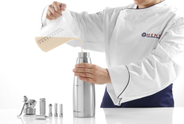 Siphon à chantilly inox 0,5 l 85x235 mm Profi Line – Image 5