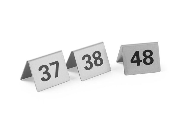 Chevalets de table 1-12 inox 50x35x40 mm – Image 4