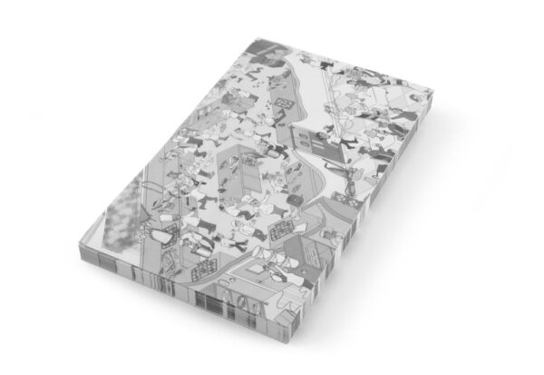 Serviettes  motif chef aliments 306x305 mm – Image 4