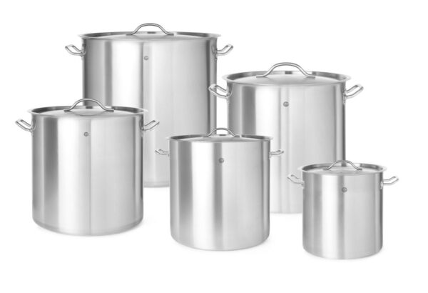 Marmite avec couvercle 32x28 cm 22 l inox Budget