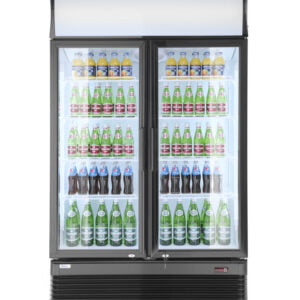 Armoire réfrig. 2 porte vitré 750L