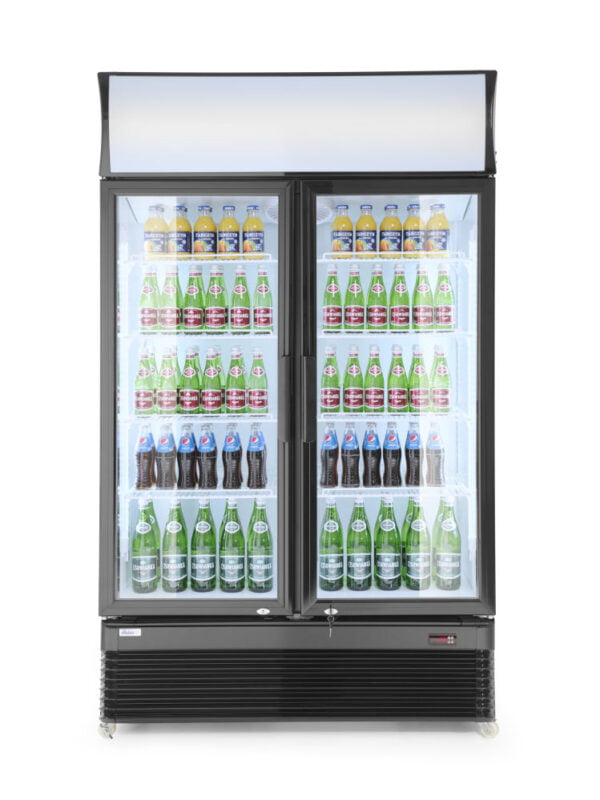 Armoire réfrig. 2 porte vitré 750L