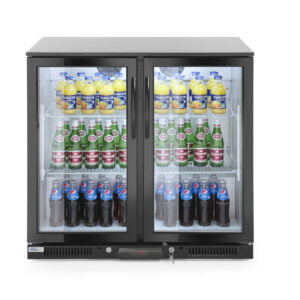 Arrière de bar réfrigéré double portes 200 l 230V 160W