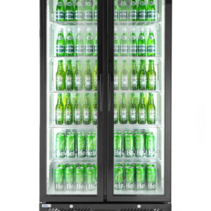 Arrière de bar réfrigéré double portes - 448 l