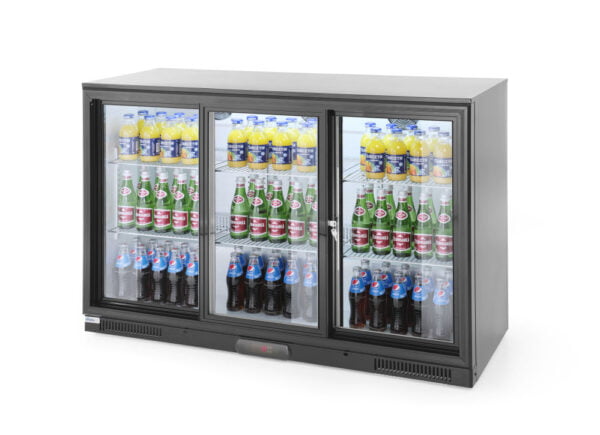 Arrière de bar réfrigéré portes coulissantes 303 l – Image 3