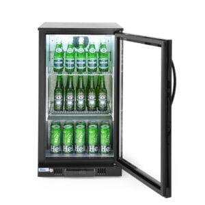 Arrière de bar réfrigéré une porte - 118 l