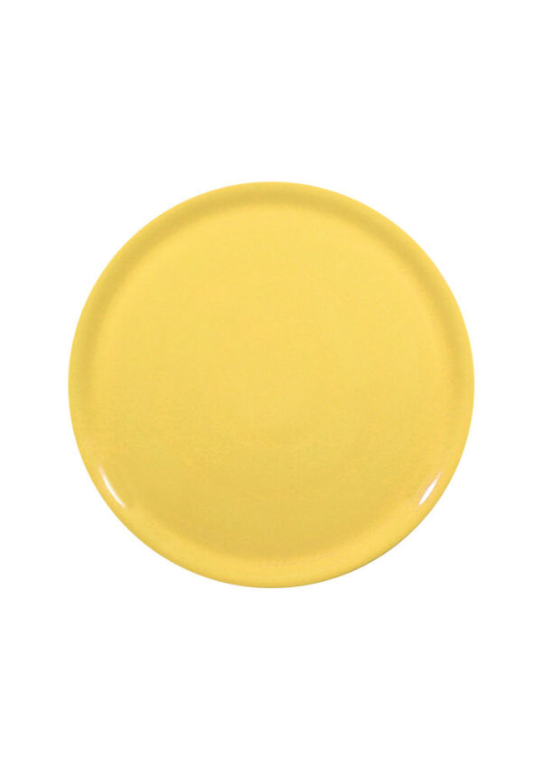 Assiette à pizza 330 mm jaune Speciale