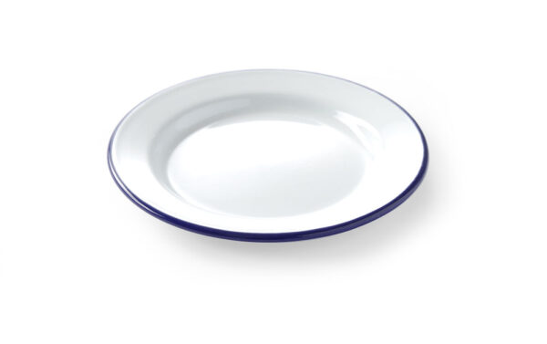 Assiette plate émaillée 200 mm