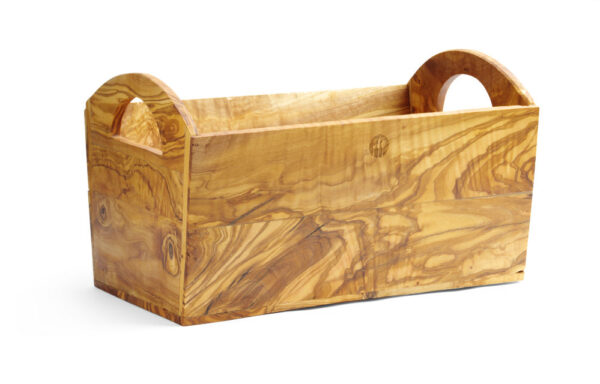Bôit à pain bois d'olivier 245x198x194 mm – Image 2