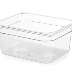 Bac Gastronorm 1/2 100 mm polycarbonate transparent