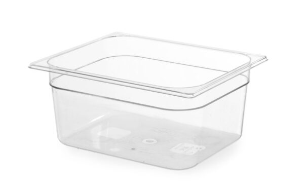 Bac Gastronorm 1/2 100 mm polycarbonate transparent
