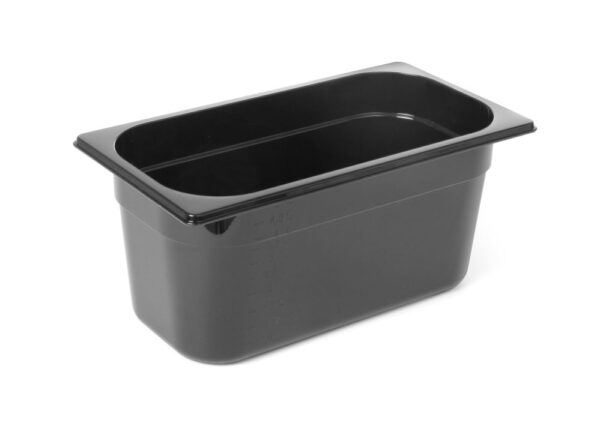 Bac Gastronorm 1/3 100 mm polycarbonate noir