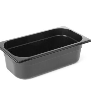 Bac Gastronorm 1/4 100 mm polycarbonate noir